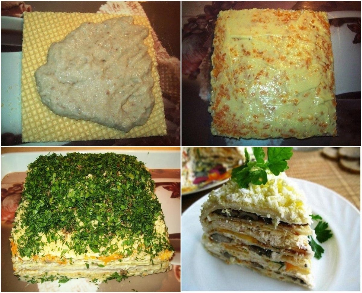 Торт из вафельных коржей рецепт