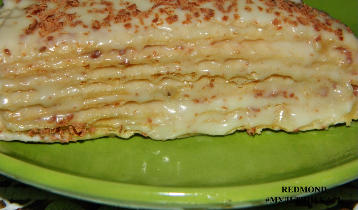 Торт с вафельной крошкой