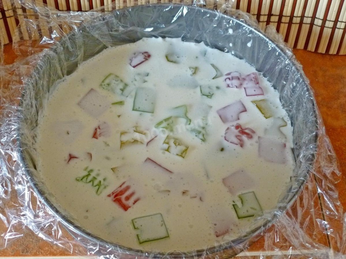 Буквы из желатина для торта