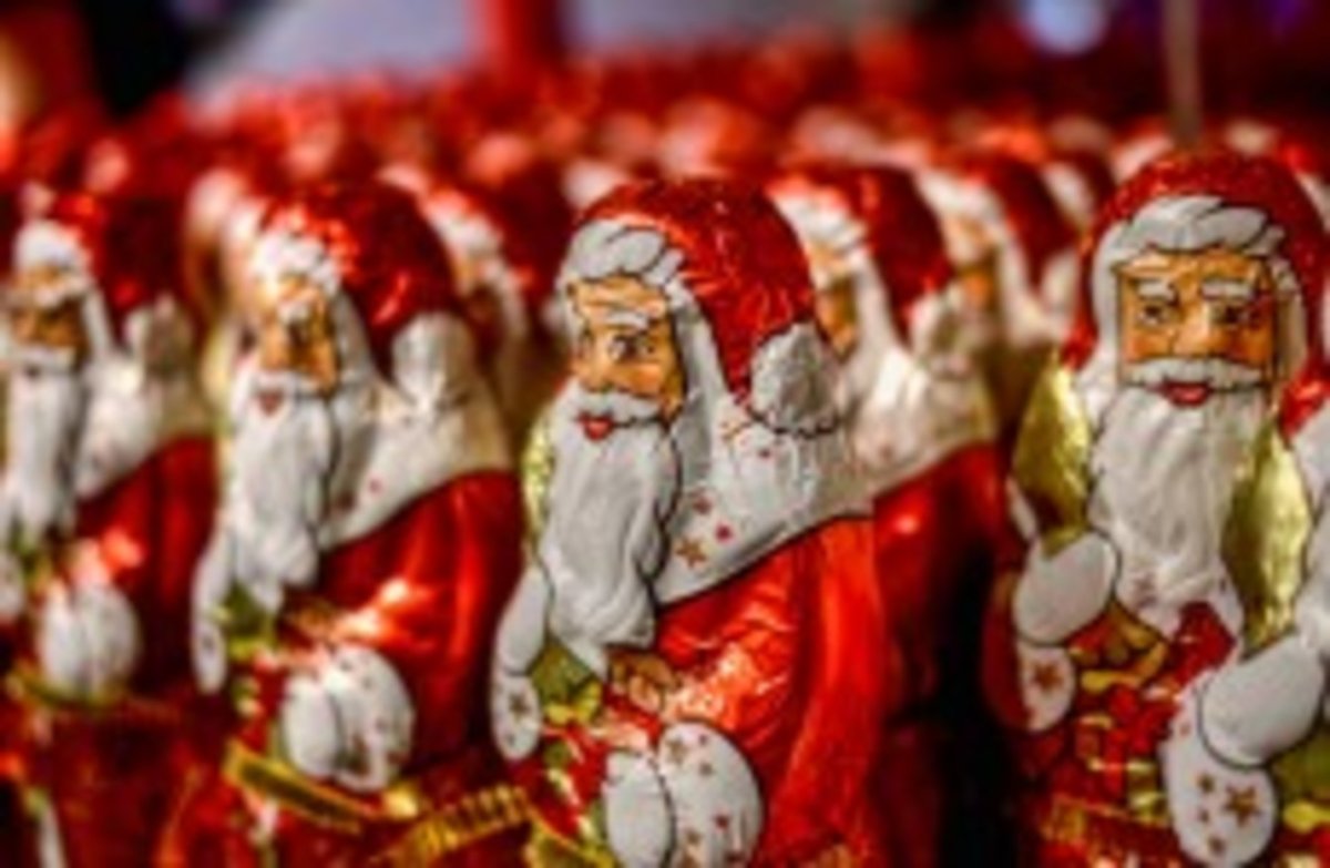 Шоколадный дед Мороз kinder, 55гр.