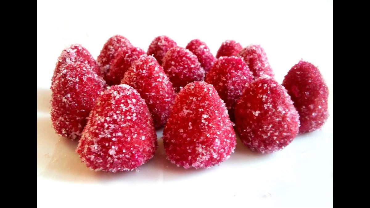 Печенье клубника из вафель