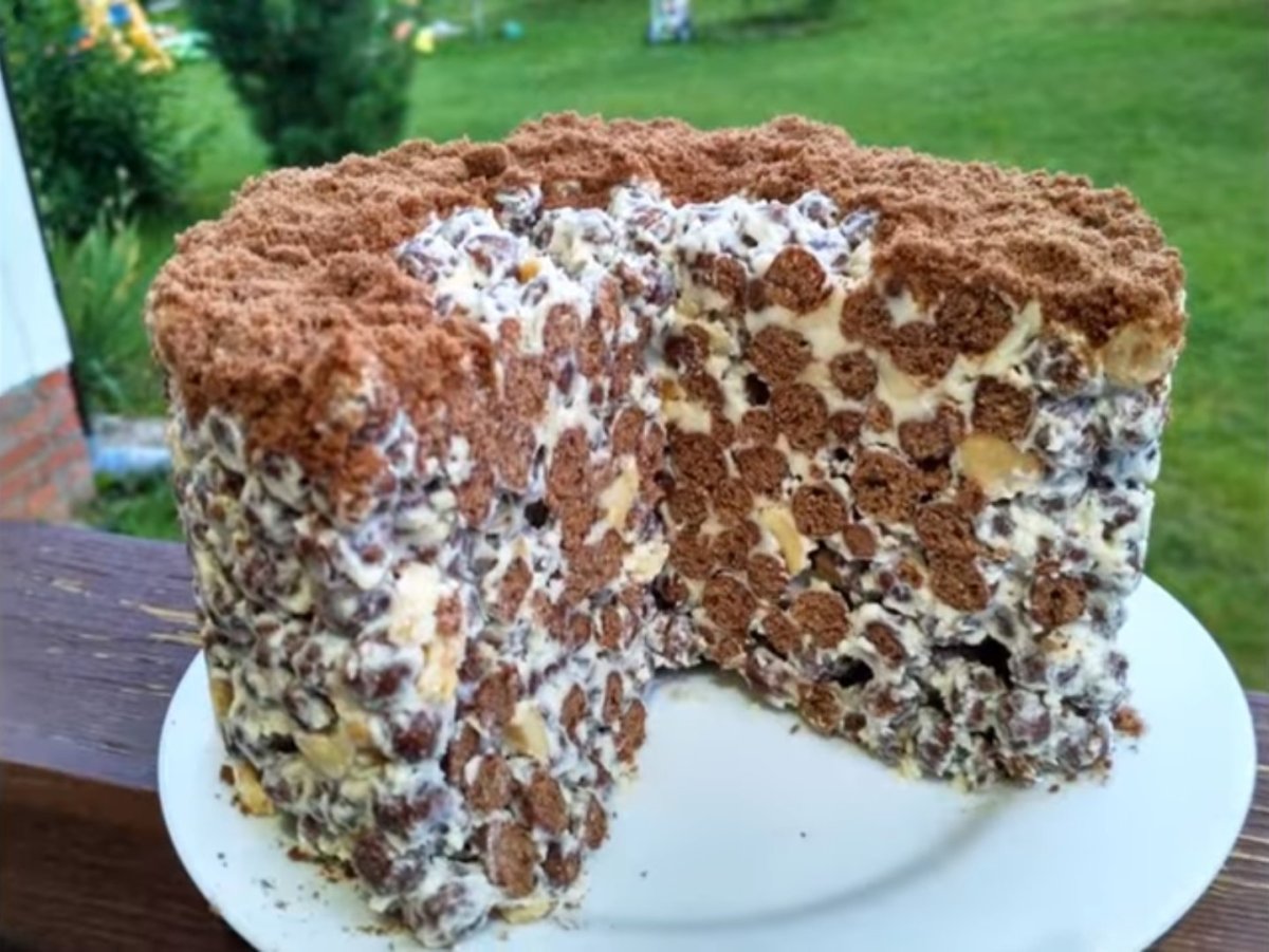 Торт со сгущенкой