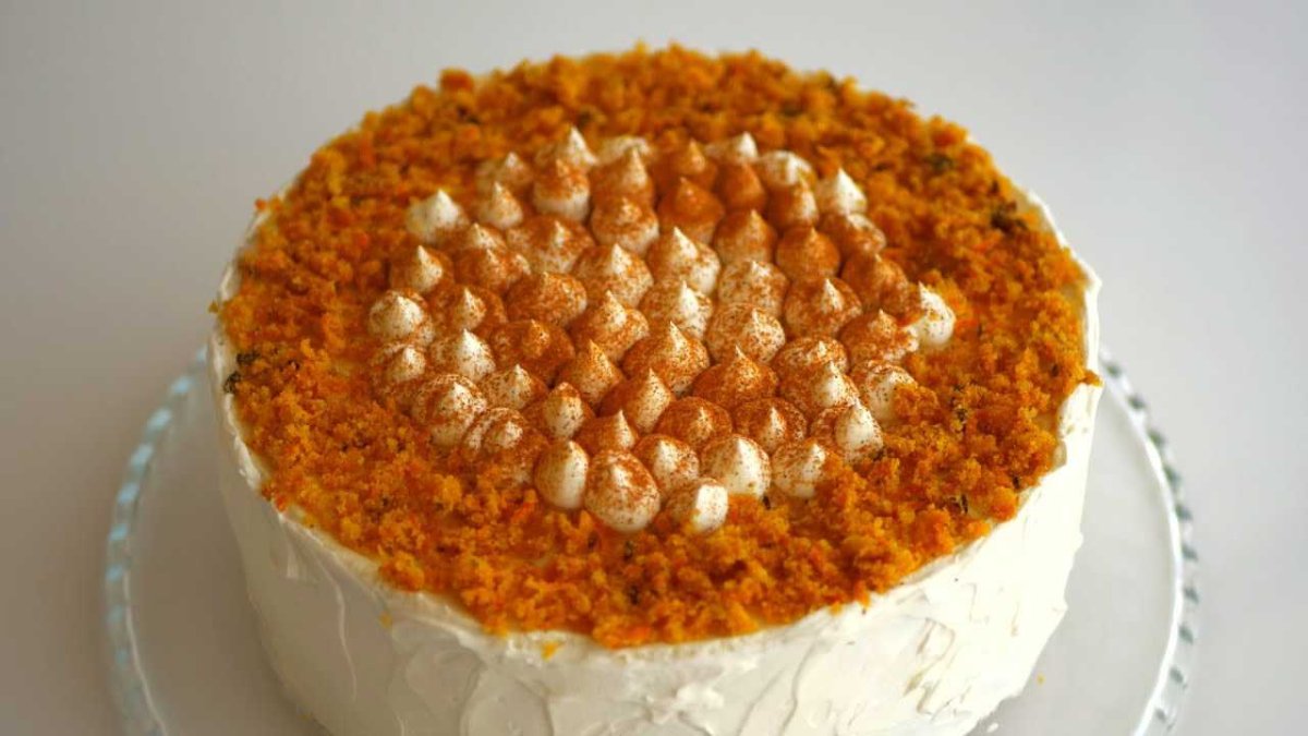 Морковный торт «орешник»