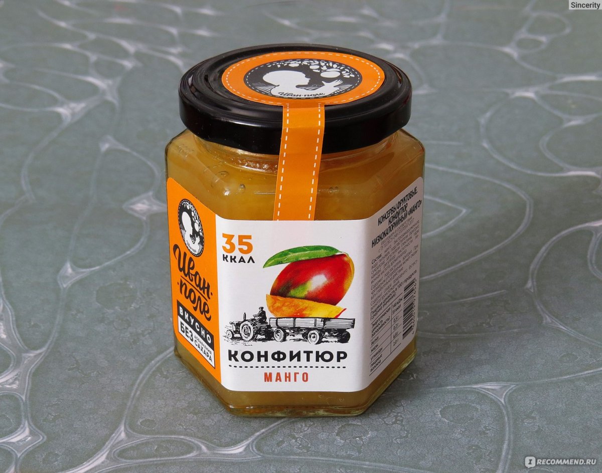 Украшение торта из манго