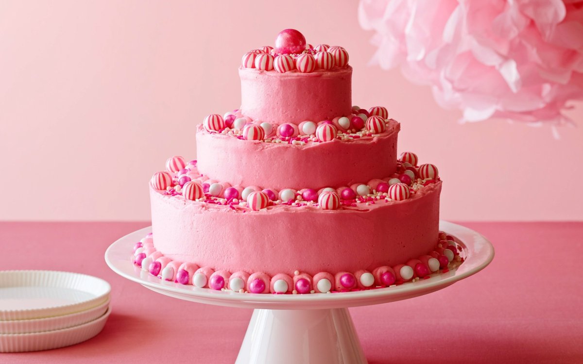 Розовая глазурь для торта