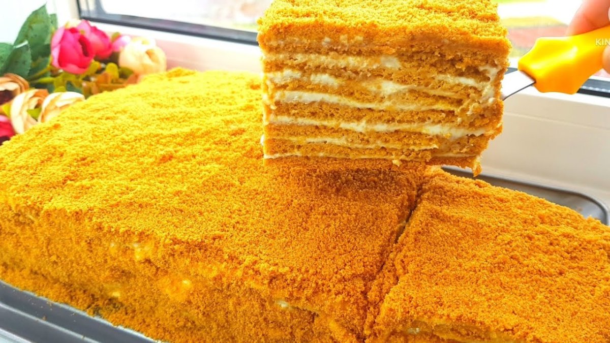 Медовик без раскатки коржей