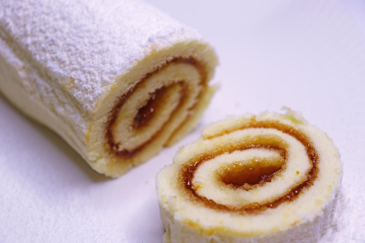 Меренговый рулет с безе