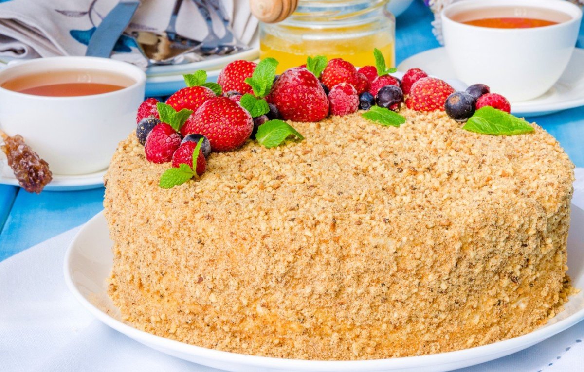 Медовые коржи для медовика