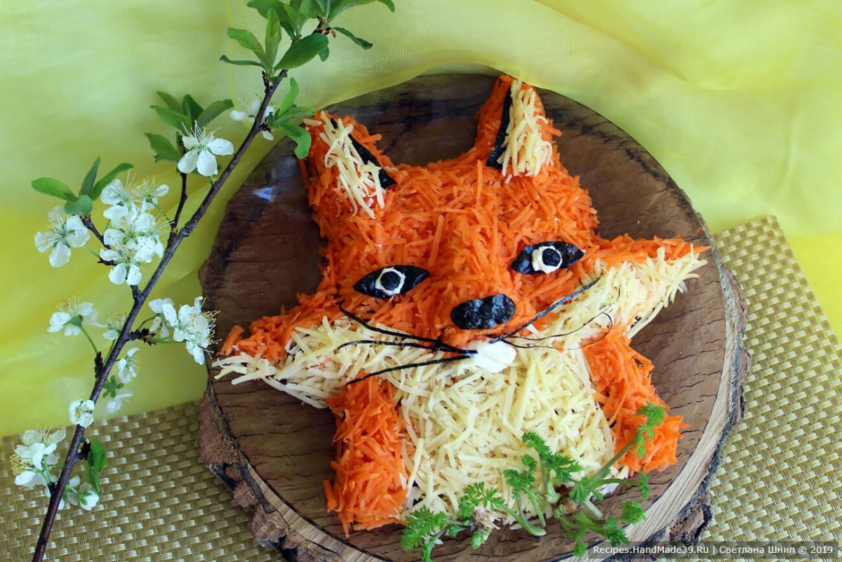 Розочки из моркови для украшения