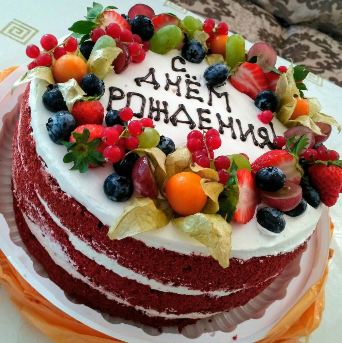 Чизкейк на день рождения