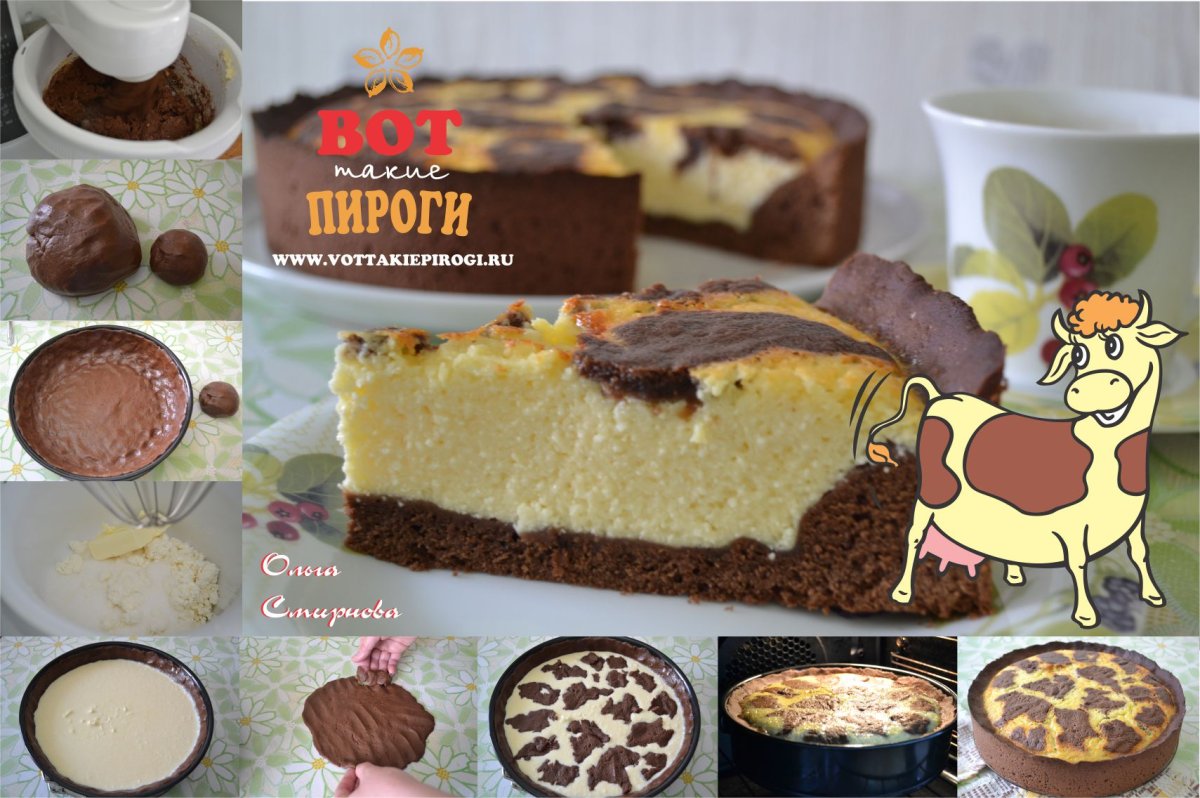 Торт коровка Буренка