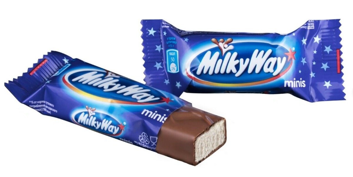 Milkyway батончик без фона