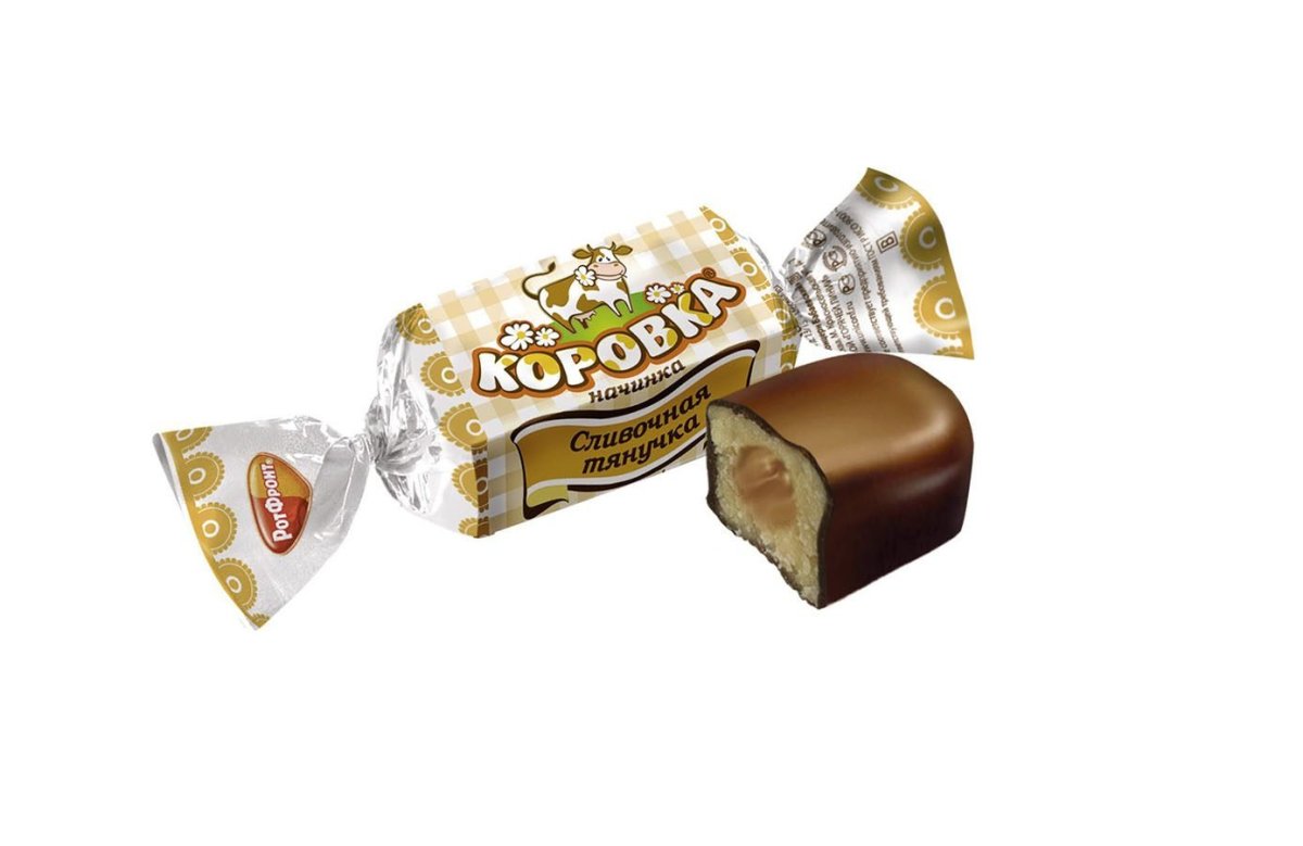 Конфеты коровка тянучка