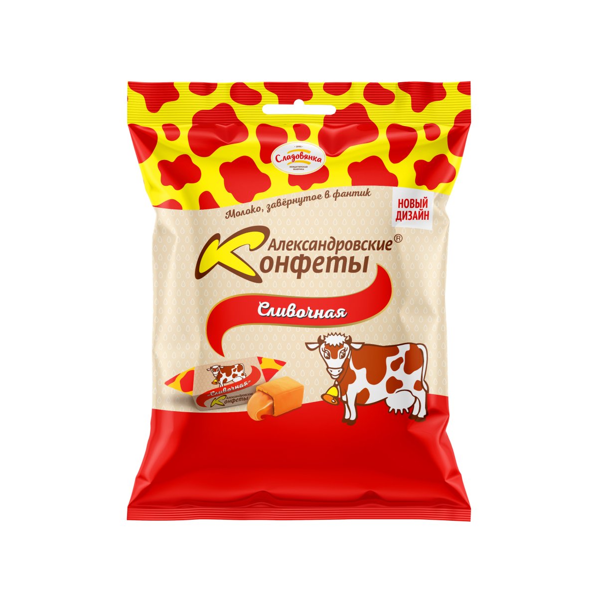 Конфеты коровка Александровская сливочная