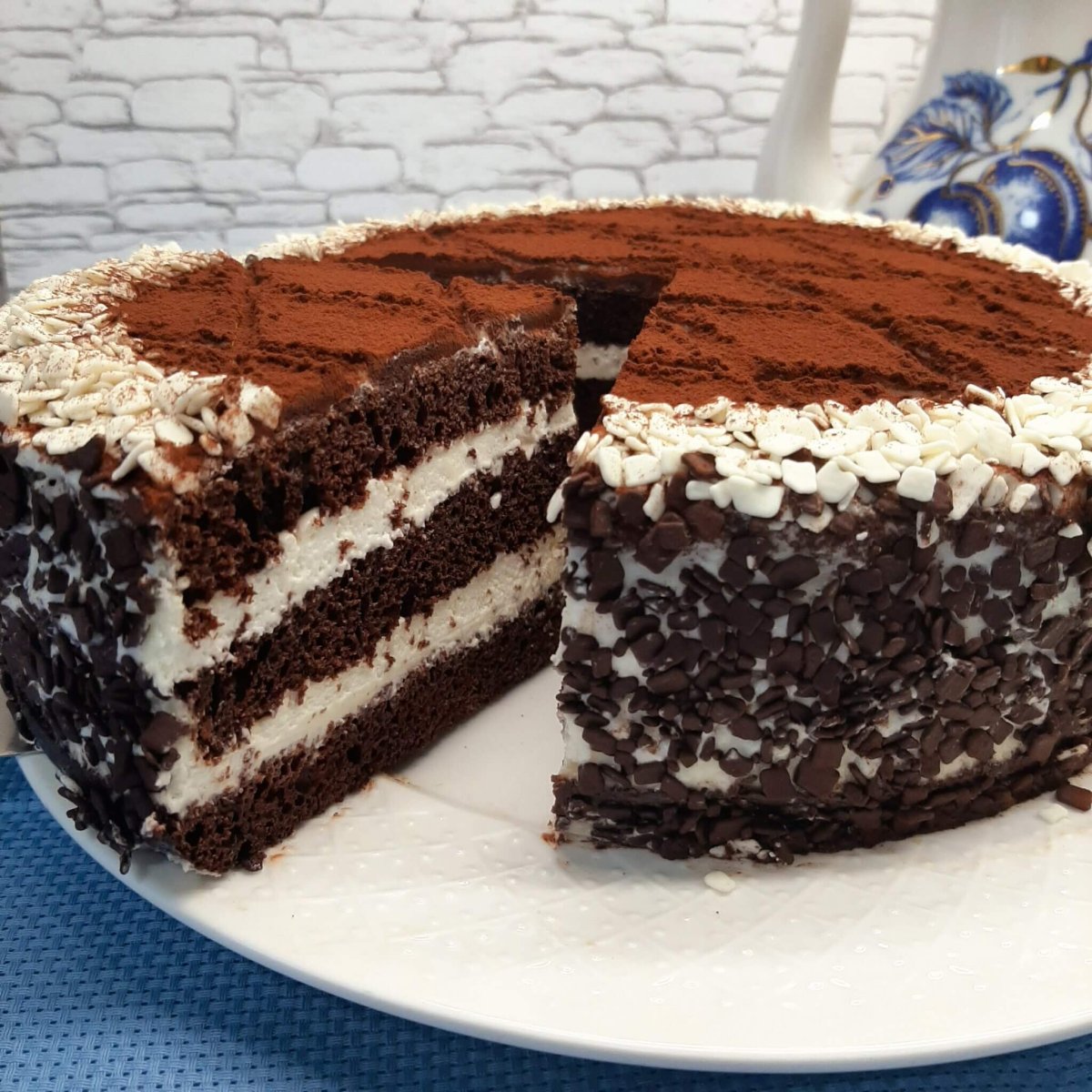 Торт Дамский каприз с маком изюмом