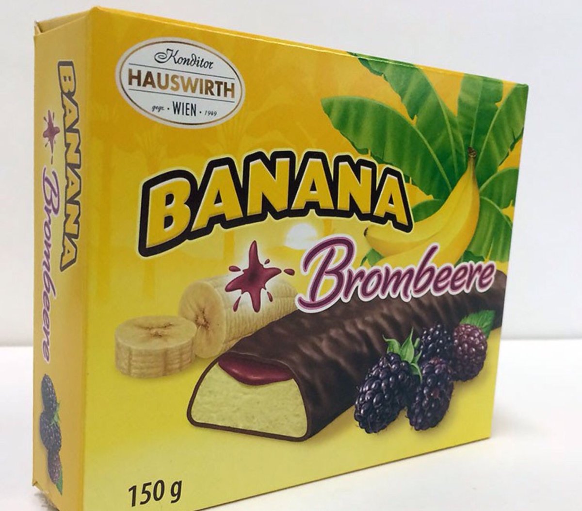 Зефир Hauswirth Banana Plus Himbeere 150 г