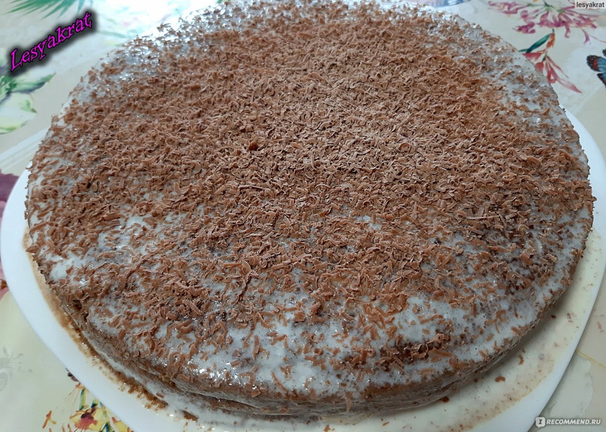 Торт из крошки печенья