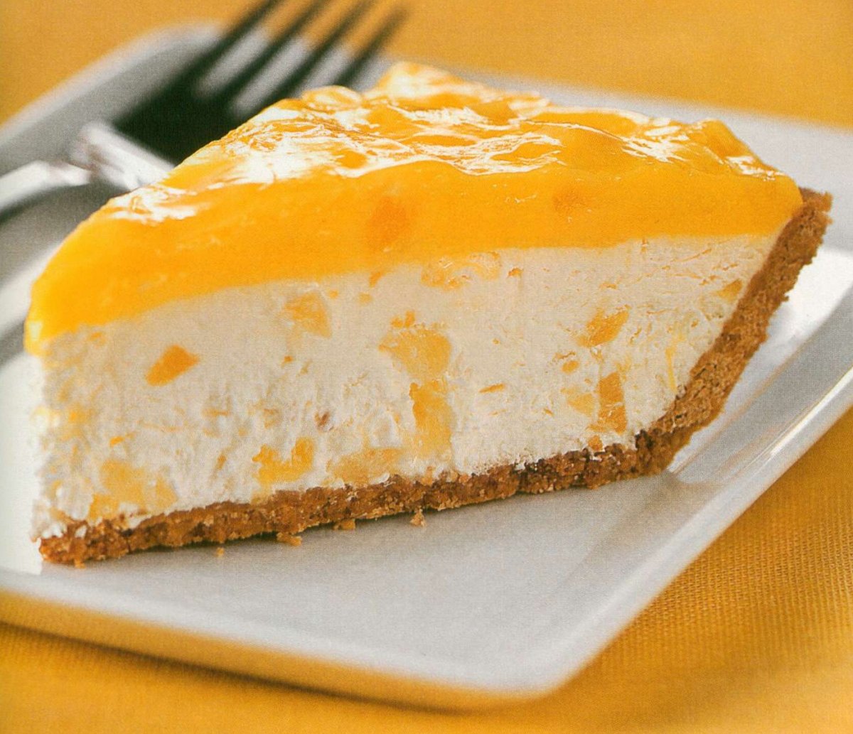 Чизкейк с ананасами
