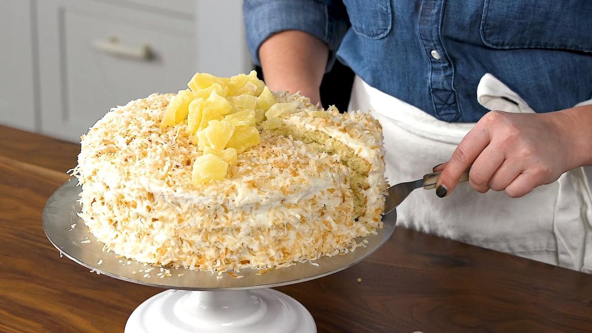 Американский пирог с ананасами