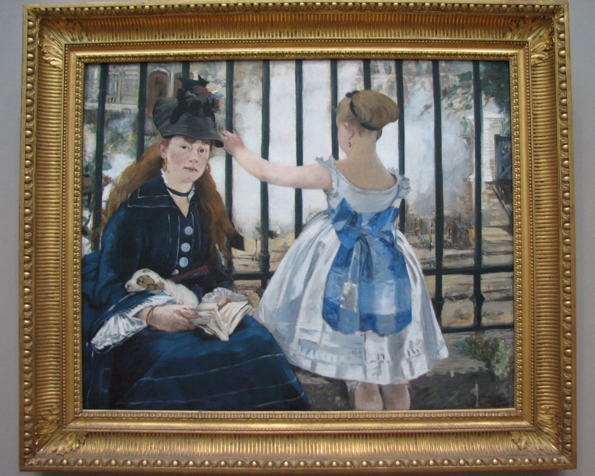 Железная дорога,1873 Эдуард Мане