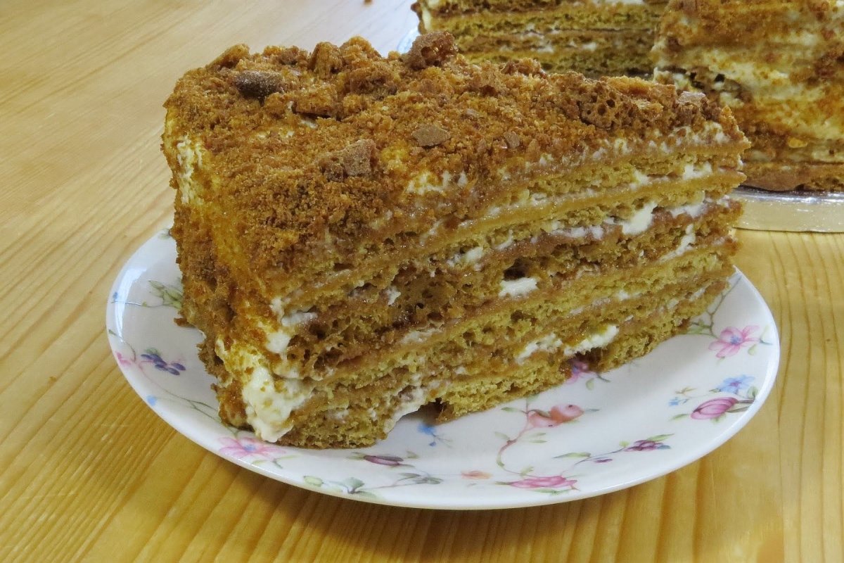 Торт Дамский каприз медовый