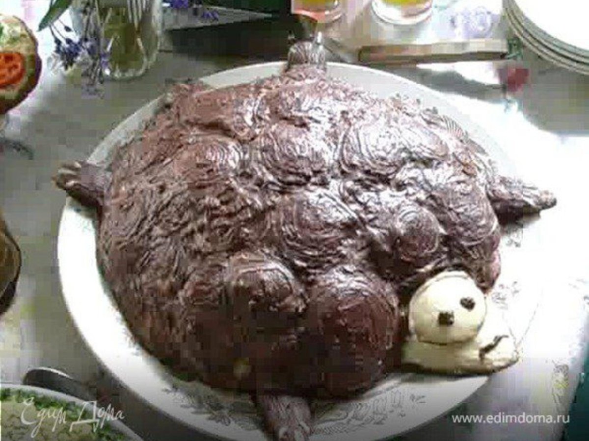 Сметанный торт черепаха