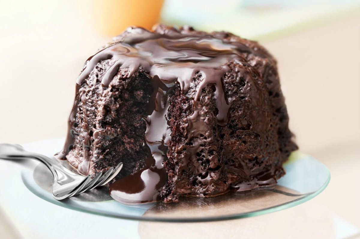Lava Cake with Ice Cream