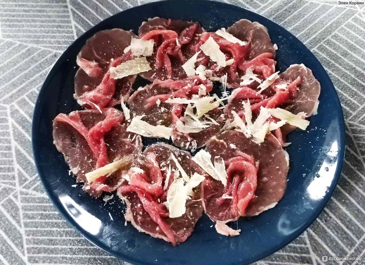 Карпаччо из судака