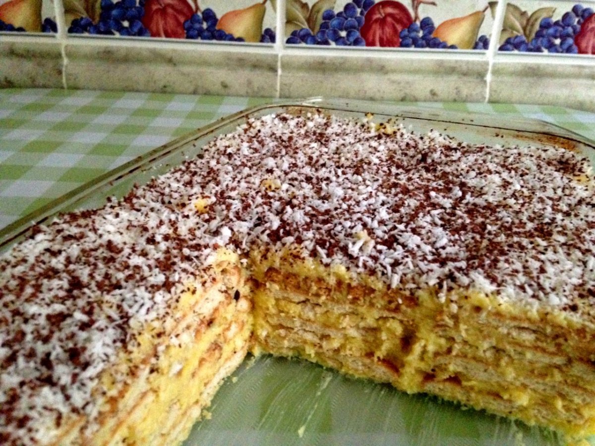 Кокосовый мусс для торта