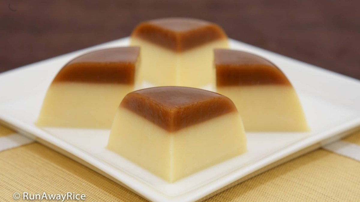 Молочное желе с агар-агаром из молока