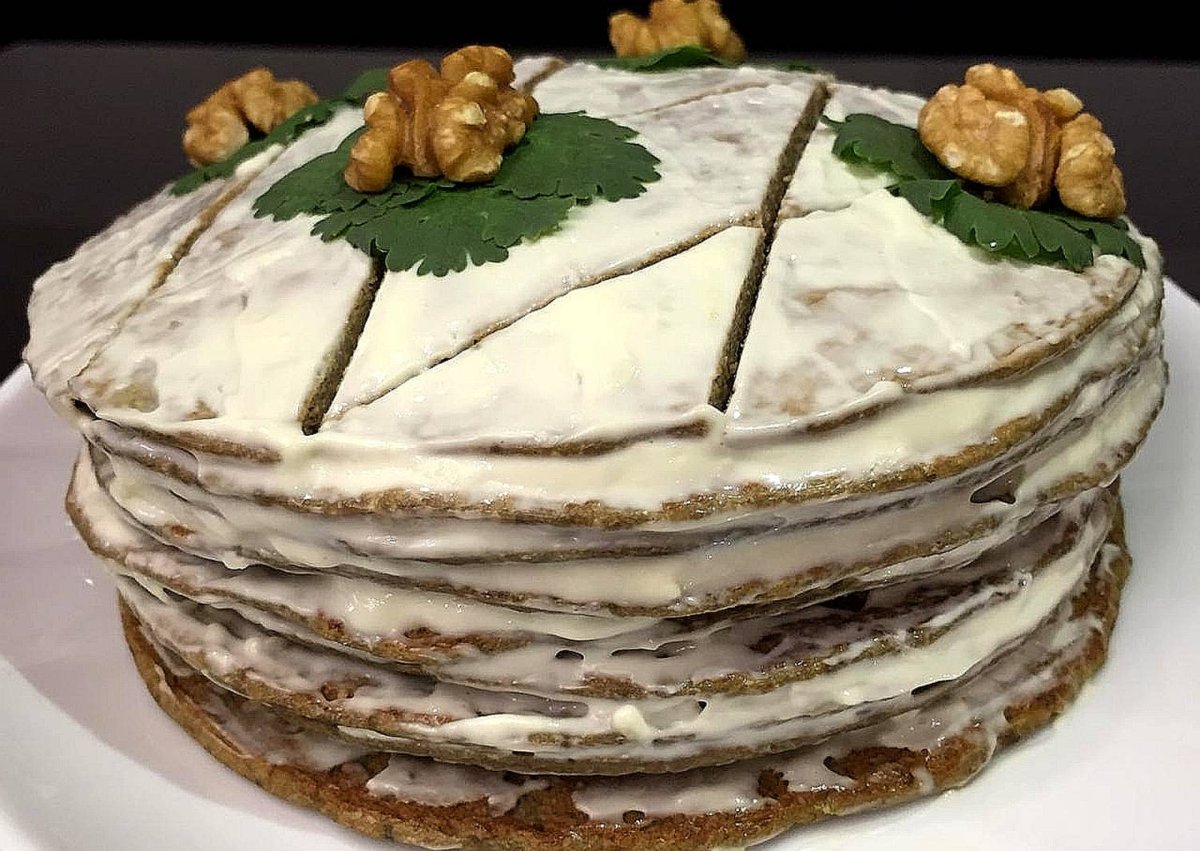 Юлия Высоцкая печеночный торт