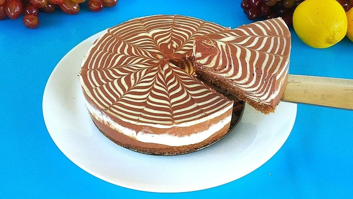 Пирог Зебра классический