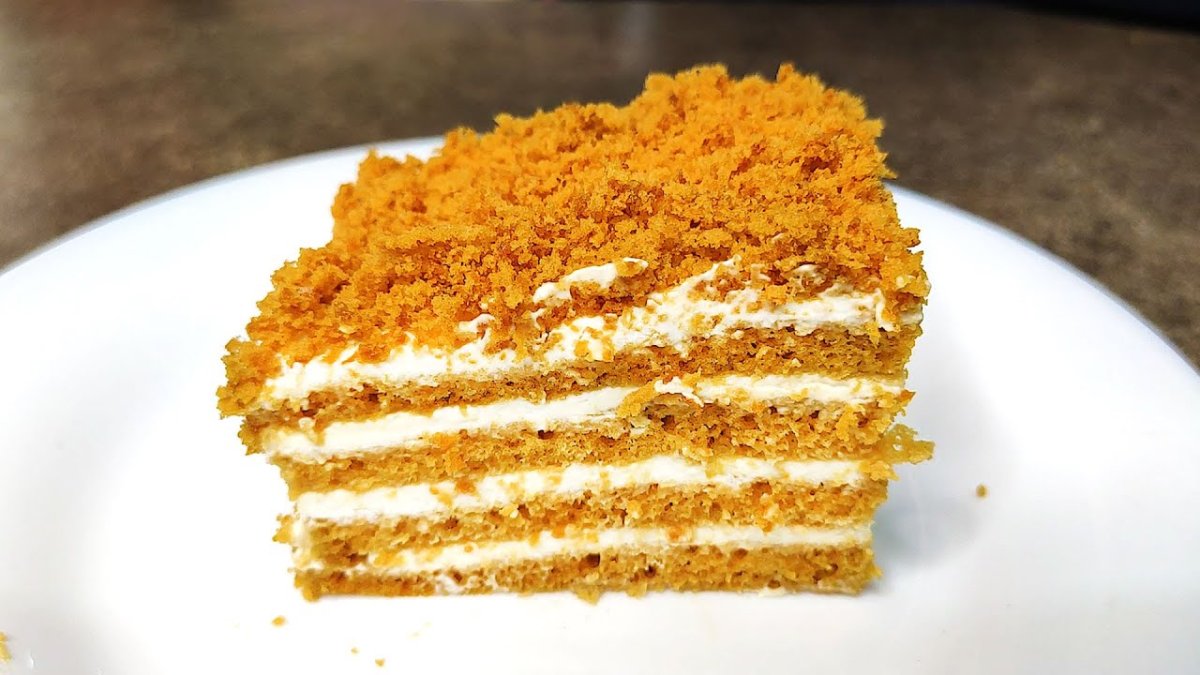 Торт с медовыми коржами