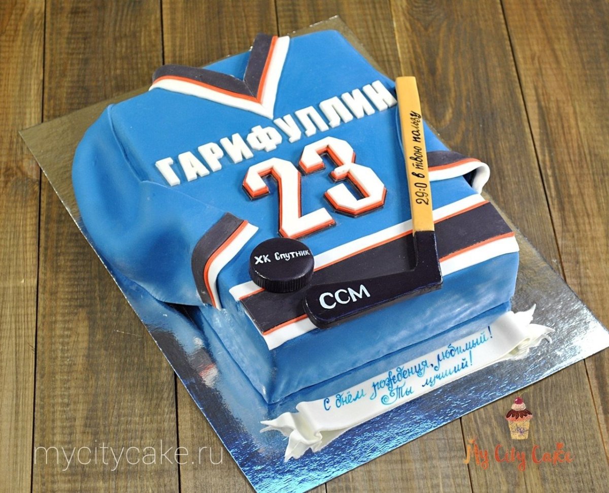 Торт хоккей для мужчины