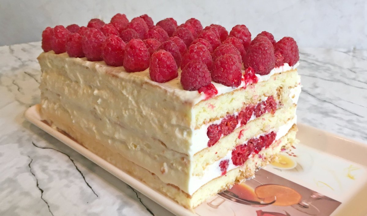 Торт с клубничным муссом