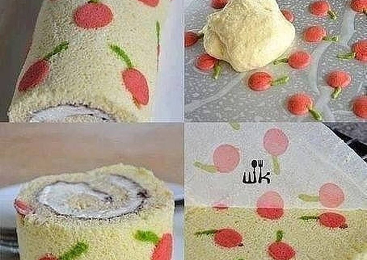 Японский бисквитный рулет