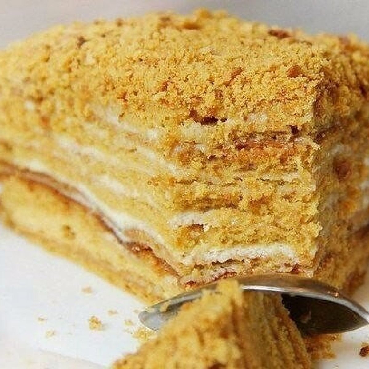 Рецепт торт Лакомка медовый
