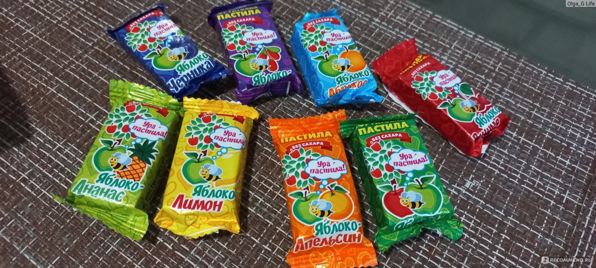 Ура пастила без сахара