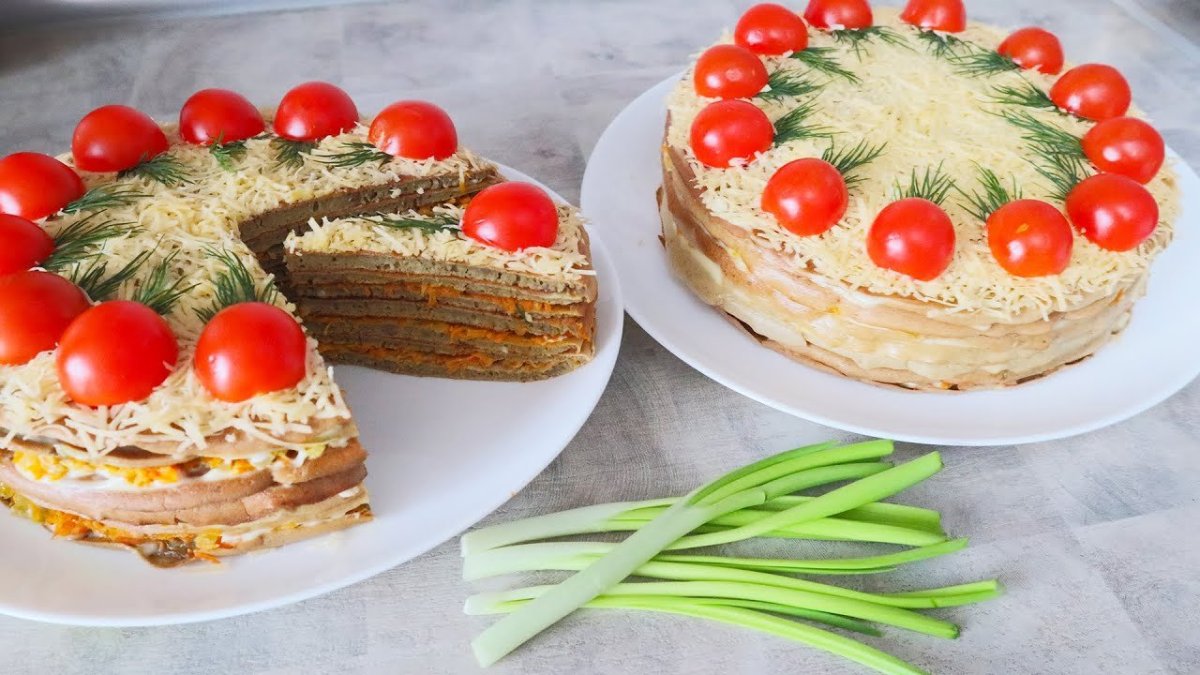 Юлия Высоцкая печеночный торт
