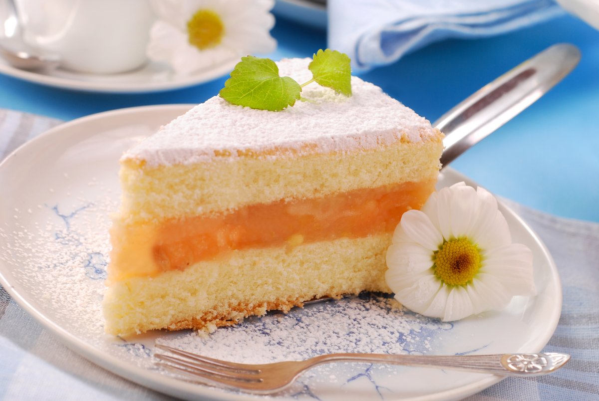 Пирог с камамбером и грушей