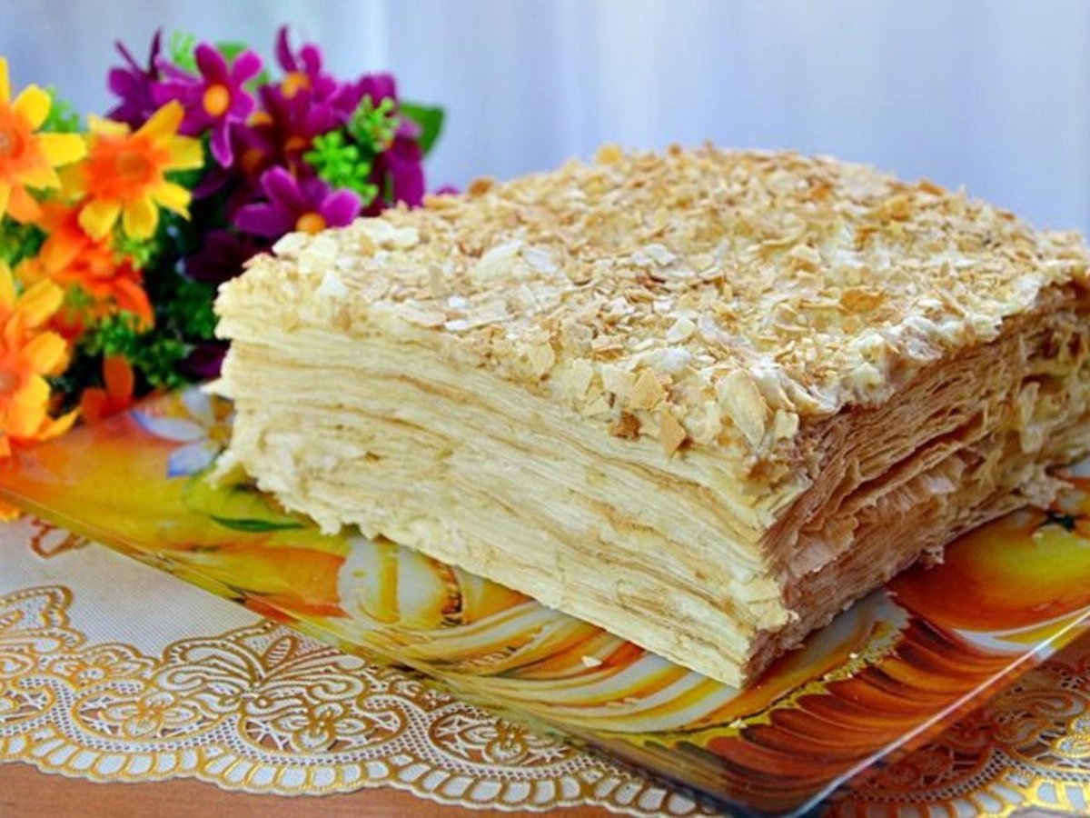 Классический слоеный Наполеон