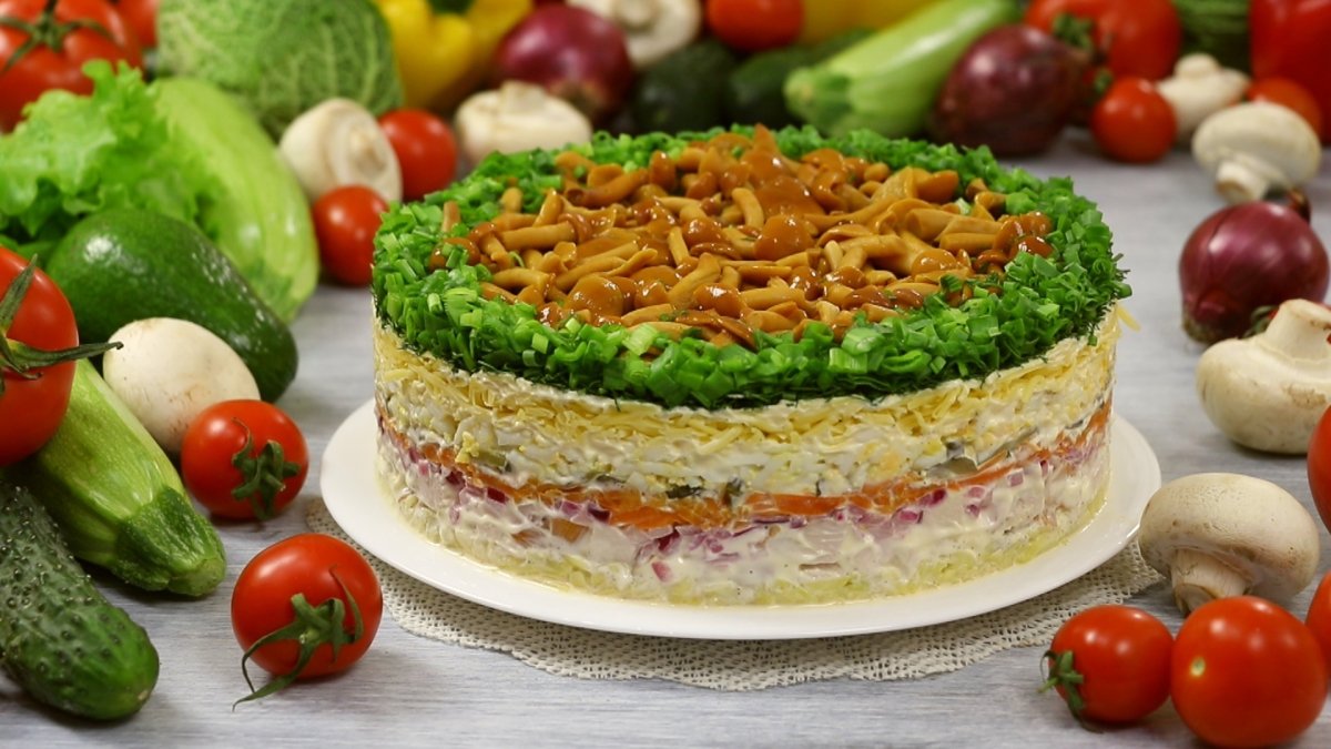 Шпинатный закусочный торт