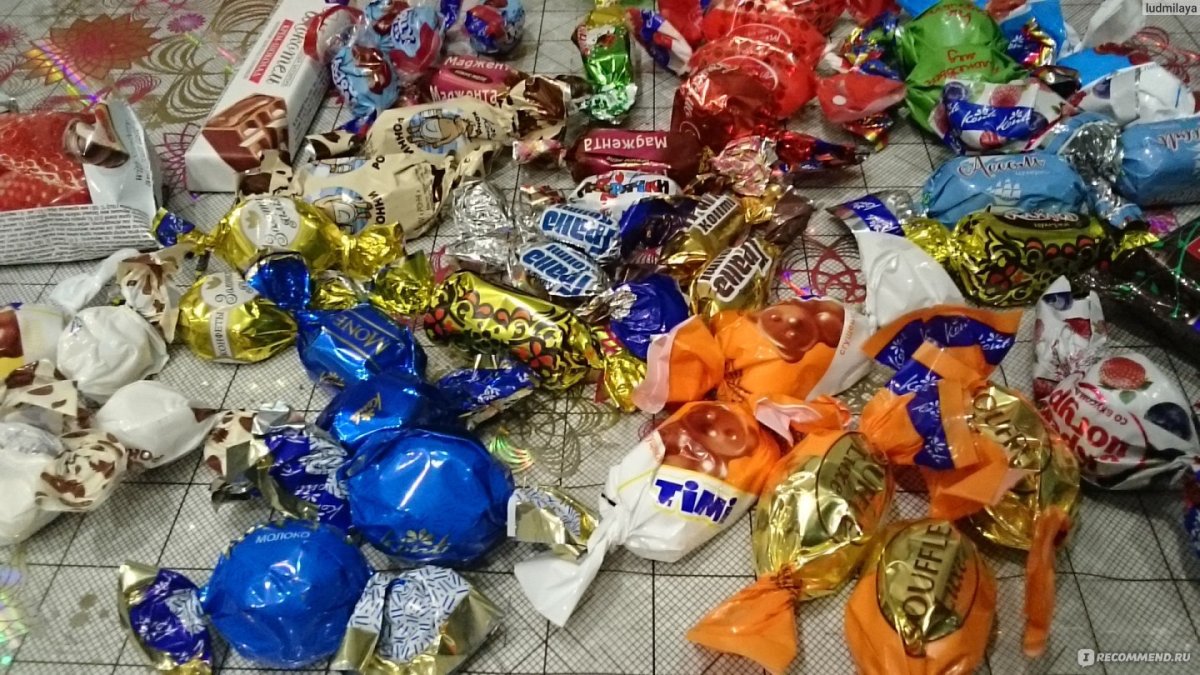 Золотой степ конфеты