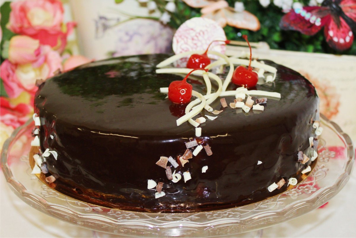 Торт "чёрный лес" (Black Forest Cake)