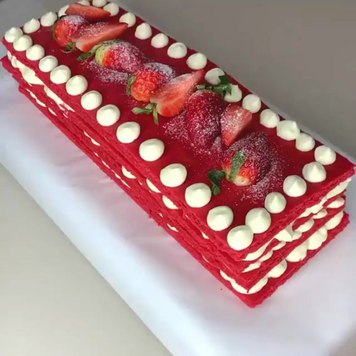 Торт Птичье молоко однослойный