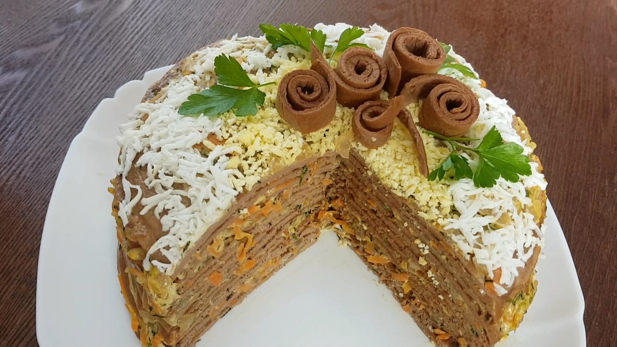 Юлия Высоцкая печеночный торт