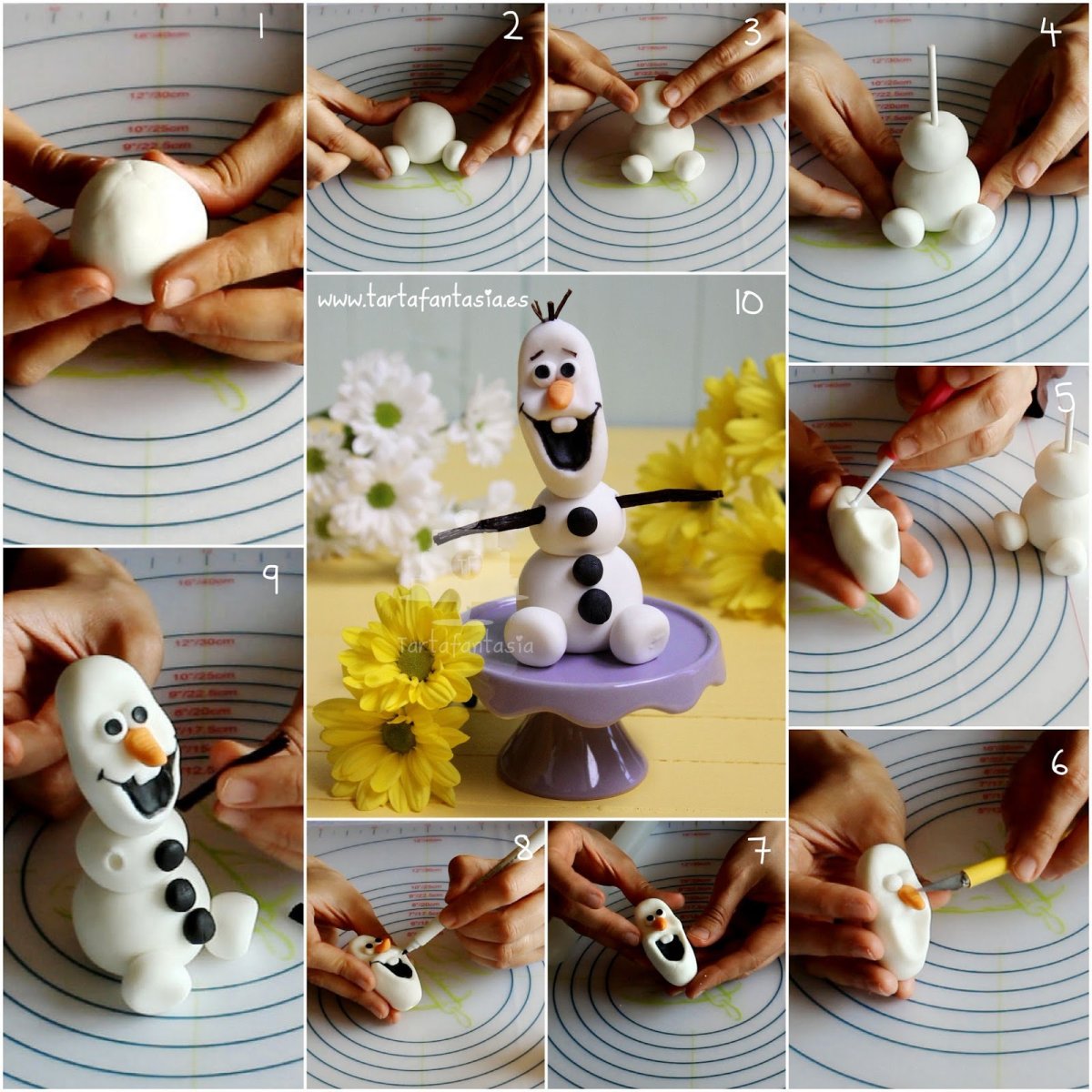 Лепка фигурок из мастики