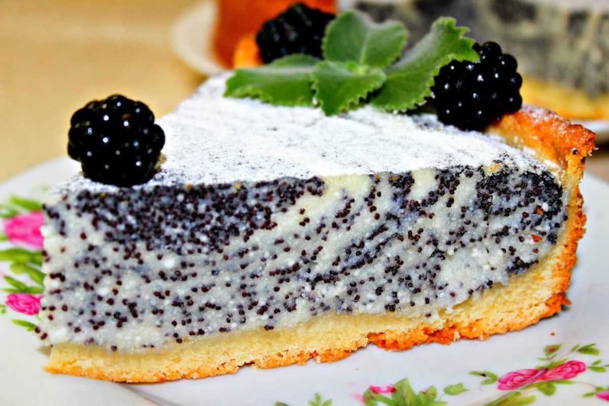 Немецкий маковый творожник