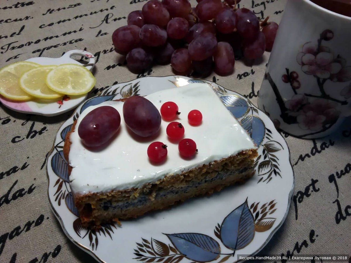 Торт маковый Шоколадница