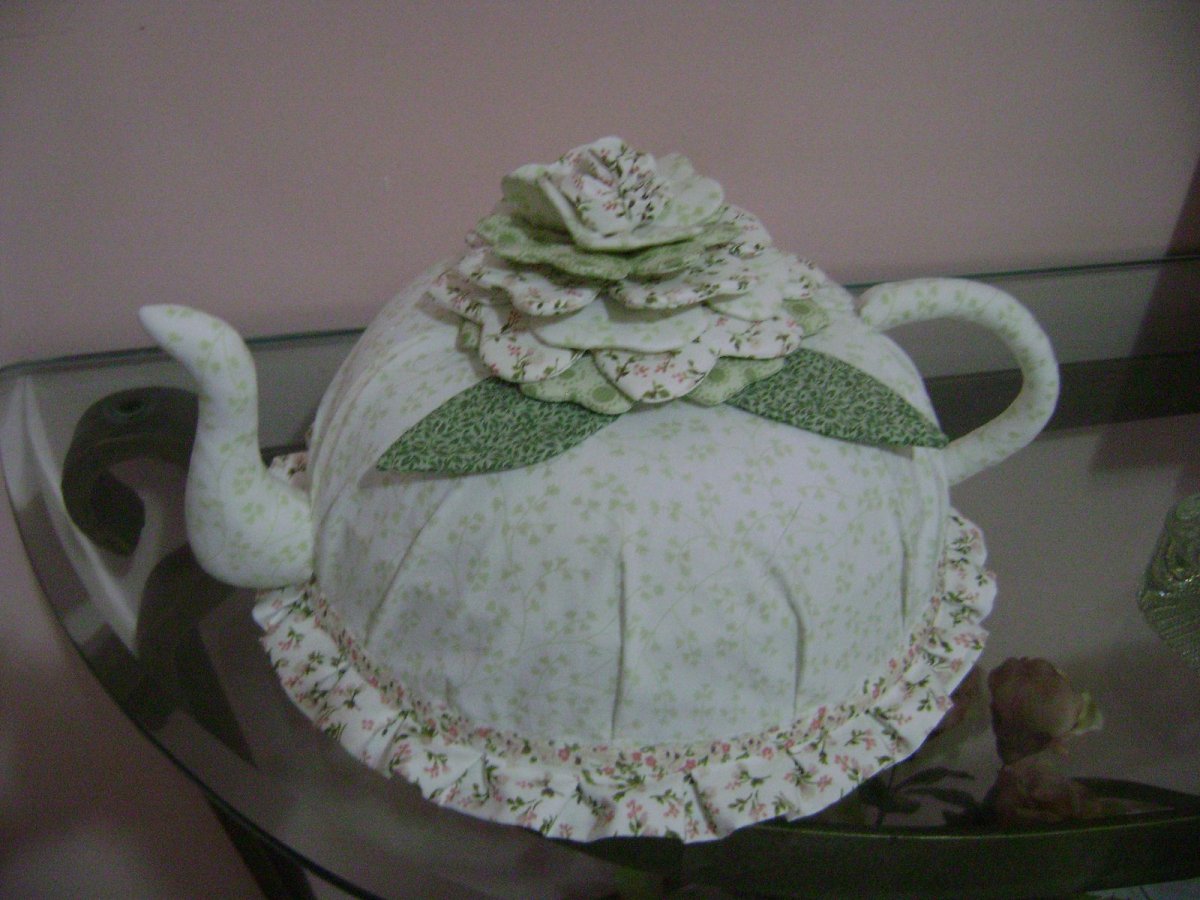 Лепка чайник Гжель